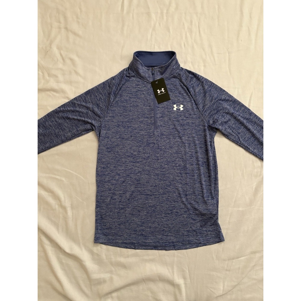 NEW Under Armour UA Tech 1/2 Zip Royal Graphite Men's Size Small UA MENS SHIRT - Picture 6 of 15